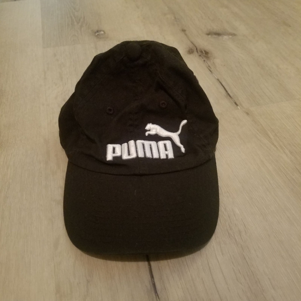 Puma Black Strapback Hat